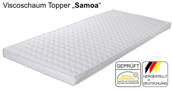 Viscoschaum Topper "Samoa" - 7,0 cm hoch