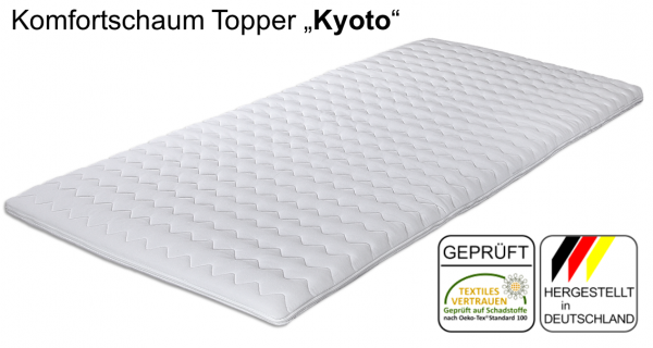 Komfortschaum Topper "Kyoto" - 5,5 cm hoch
