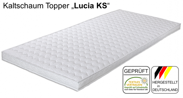 Kaltschaum Topper "Lucia" - 7,0 cm hoch